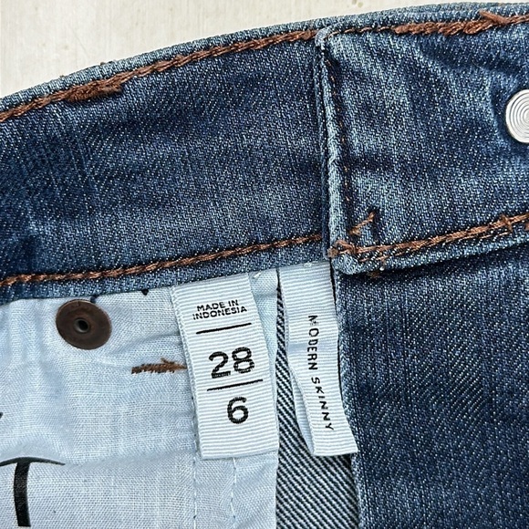 LOFT Modern Skinny Jeans Size 28/6 - Picture 9 of 14